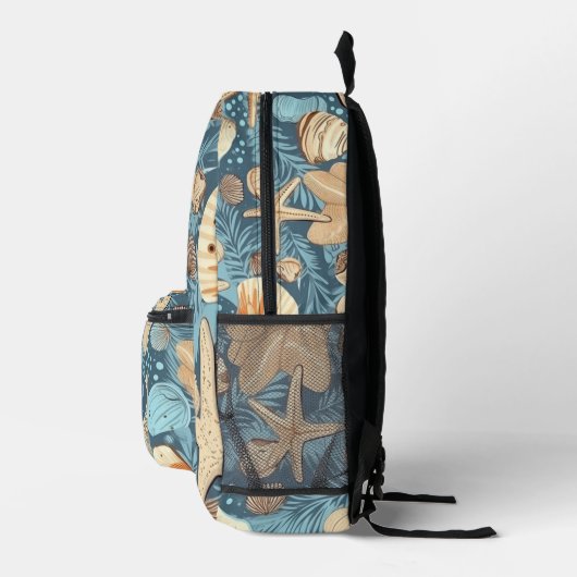 Seaside Wanderlust Backpack Bedruckter Rucksack (Rechts)