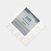 Seaside Wiedersehen Ocean Beach Vacation Family Tr Serviette (Ecke)