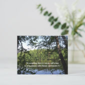 Season Ecclesiastes Lake Forest Postkarte (Stehend Vorderseite)
