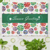 Season Greetings Jingle Bells Handtuch (Gefaltet)