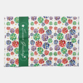 Season Greetings Jingle Bells Handtuch (Horizontal)