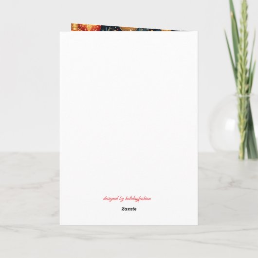 Season Greetings Snowman Karte (Rückseite)