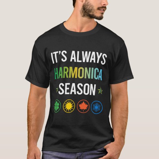 Season Harmonica Mundorgel T-Shirt (Vorderseite)