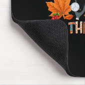 Season Leopard Pumpkin Lacrosse Halloween Fall Lea Mousepad (Ecke)