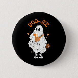 Season Niedlich Ghost Halloween Boujee Boo Jee Button