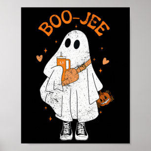 Season Niedlich Ghost Halloween Boujee Boo Jee Poster