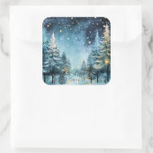 Season of Dreams Quadratischer Aufkleber (Tasche)