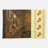 Season of Gatherings Wide Border Kitchen Towels Geschirrtuch (Horizontal)