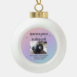Season Of Love Remembrance Tribute Keramik Kugel-Ornament