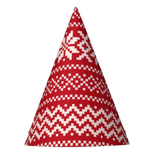 Season Pixel Party Hat Partyhütchen (Vorderseite)