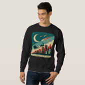 Season’s Greetings (1) Retro Skyline Art Sweatshirt (Vorne ganz)