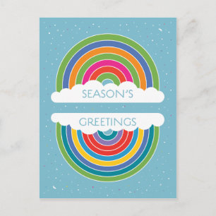 Season’s Greetings Feiertagspostkarte