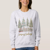 Season’s Readings Christmas Book Lover Sweatshirt (Vorderseite)