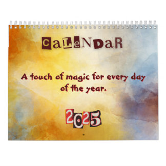 Seasonal Calendar with Artwork 2025 Kalender