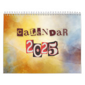 Seasonal Calendar with Artwork 2025  Kalender (Titelbild)