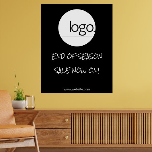 SEASONAL DISCOUNT VERKAUF EINZELHANDEL LOGO MARKEN POSTER (Wohnzimmer 2)