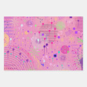 Seasonal Fruit Salad: Abstract Painting Geschenkpapier Set (Vorderseite 3)