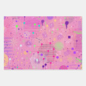 Seasonal Fruit Salad: Abstract Painting Geschenkpapier Set (Vorderseite)