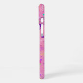 Seasonal Fruit Salad: Abstract Painting iPhone Hülle (Linke Seite)