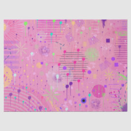 Seasonal Fruit Salad: Abstract Painting Seidenpapier