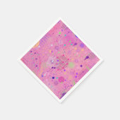 Seasonal Fruit Salad: Abstract Painting Serviette (Ecke)