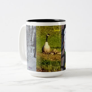 Seasonal mug zweifarbige tasse
