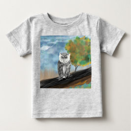 Seasonal Owl Print Baby T-shirt