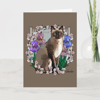 Seasons Cats - Spring Garden Karte