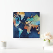 Seasons Change Quadratische Wanduhr (Zuhause)