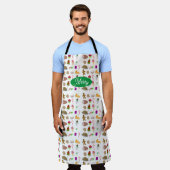 Seasons Eatings Fun Holiday Food Muster Schürze (Getragen)