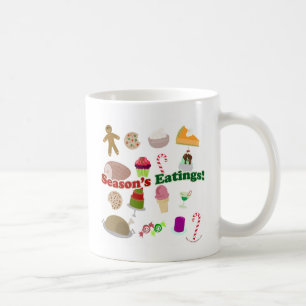 Seasons Eatings Fun Holiday Food Time Kaffeetasse