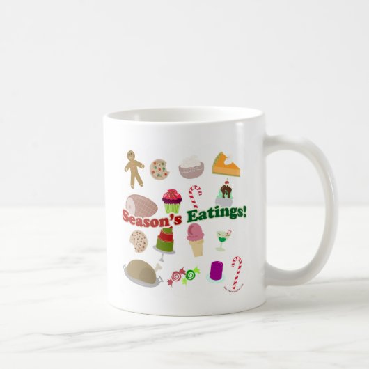 Seasons Eatings Fun Holiday Food Time Kaffeetasse (Rechts)