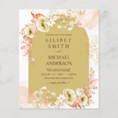 Seasons Fall Earthen Mix Boho Floral Wedding (Vorderseite)