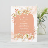 Seasons Fall Earthen Mix Boho Floral Wedding (Stehend Vorderseite)