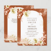 Seasons Fall Earthen Mix Boho Floral Wedding (Vorne/Hinten)