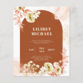 Seasons Fall Earthen Mix Boho Floral Wedding (Vorderseite)