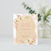 Seasons Fall Earthen Mix Boho Floral Wedding (Stehend Vorderseite)