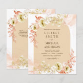 Seasons Fall Earthen Mix Boho Floral Wedding (Vorne/Hinten)