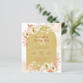 Seasons Fall Earthen Mix Boho Floral Wedding (Stehend Vorderseite)