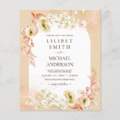 Seasons Fall Earthen Mix Boho Floral Wedding (Vorderseite)