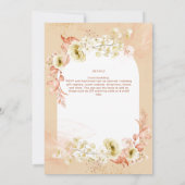 Seasons Fall Earthen Mix Boho Floral Wedding (Rückseite)