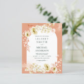 Seasons Fall Earthen Mix Boho Floral Wedding (Stehend Vorderseite)