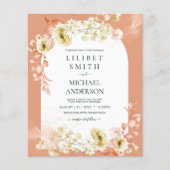 Seasons Fall Earthen Mix Boho Floral Wedding (Vorderseite)