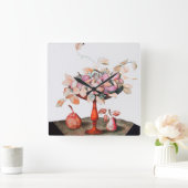 SEASON'S FRÜCHTE JASMINE, PEARS PFLAUMEN, BOWL QUADRATISCHE WANDUHR (Zuhause)