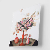 SEASON'S FRÜCHTE JASMINE, PEARS PFLAUMEN, BOWL QUADRATISCHE WANDUHR (Winkel)