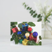 Seasons Geschenke Postkarte (Stehend Vorderseite)