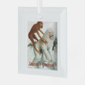 Seasons Ggründe Meme Ornament Aus Glas (Vorderseite links)