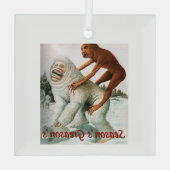 Seasons Ggründe Meme Ornament Aus Glas (Rückseite)