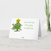 Seasons Green Things Elf Card Feiertagskarte (Rückseite)