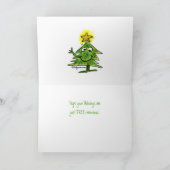 Seasons Green Things Elf Card Feiertagskarte (Innenseite)